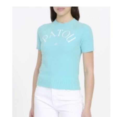 PATOU Tシャツ KN1568068634B ターコイズブルー