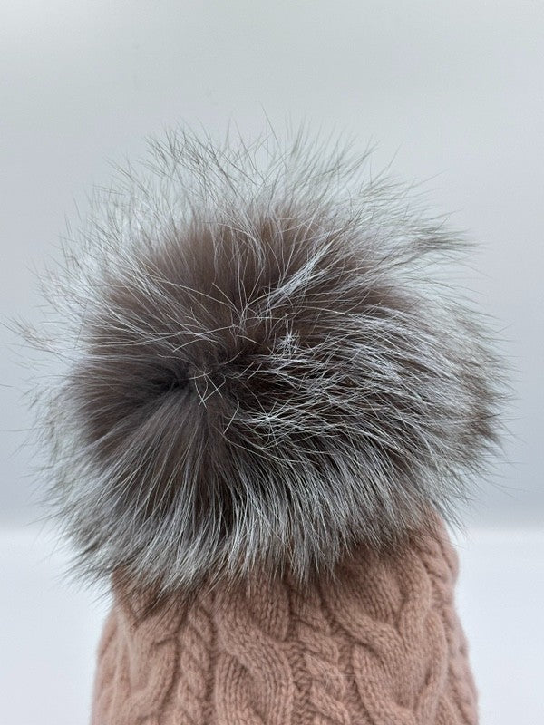 MONCLER ニットキャップ  3B00018 04S01 コーラルピンク