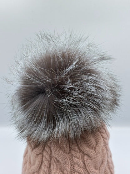 MONCLER ニットキャップ  3B00018 04S01 コーラルピンク