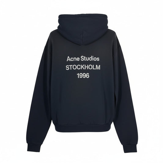 acne studios パーカー  ロゴフーディセーター ブラック