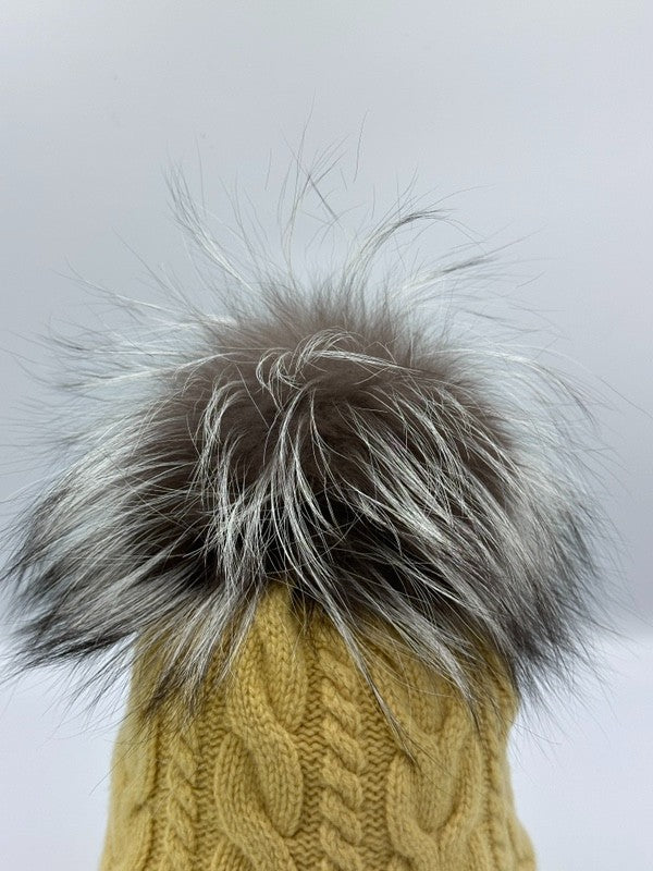 MONCLER ニットキャップ  3B00018 04S01 イエロー