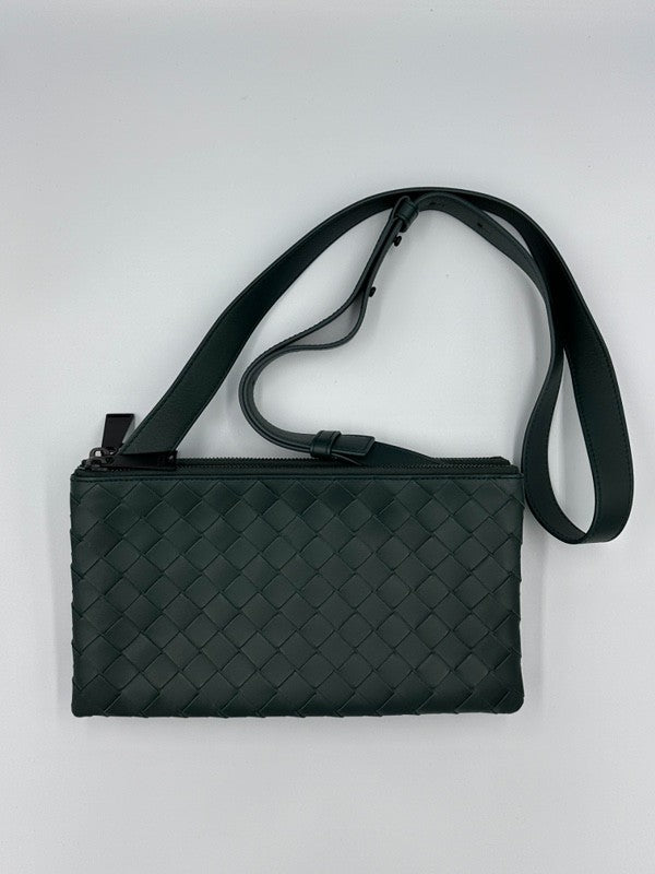 BOTTEGA VENETA_ショルダーバッグ_312500_ダークグリーン