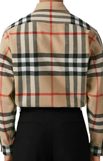 BURBERRY  チェックコットンシャツ