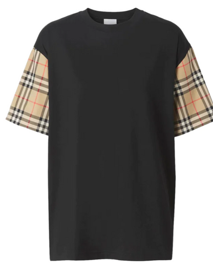 BURBERRY チェック袖 Tシャツ