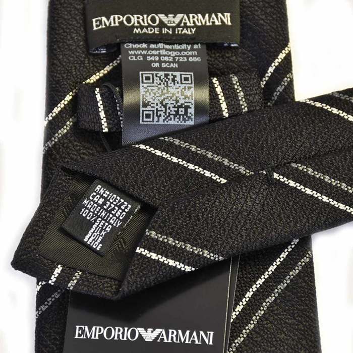 エンポリオアルマーニ ネクタイ EMPORIO ARMANI 9P334 00020 ブラック