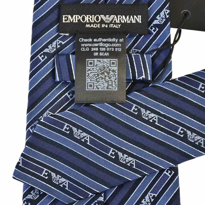 エンポリオアルマーニ ネクタイ EMPORIO ARMANI 8P617 00532 ブルー　8.5×146