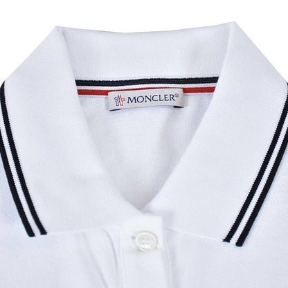 モンクレール 半袖 ポロシャツ MONCLER 8A704 00 V8003 1 ホワイト　レディース