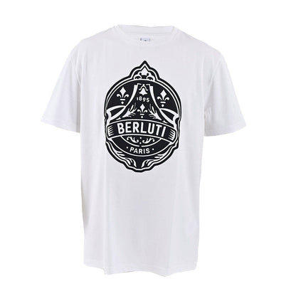 ベルルッティ コットン ロゴTシャツ BERLUTI JRS51 JAEK 000 ホワイト　2020年秋 メンズ