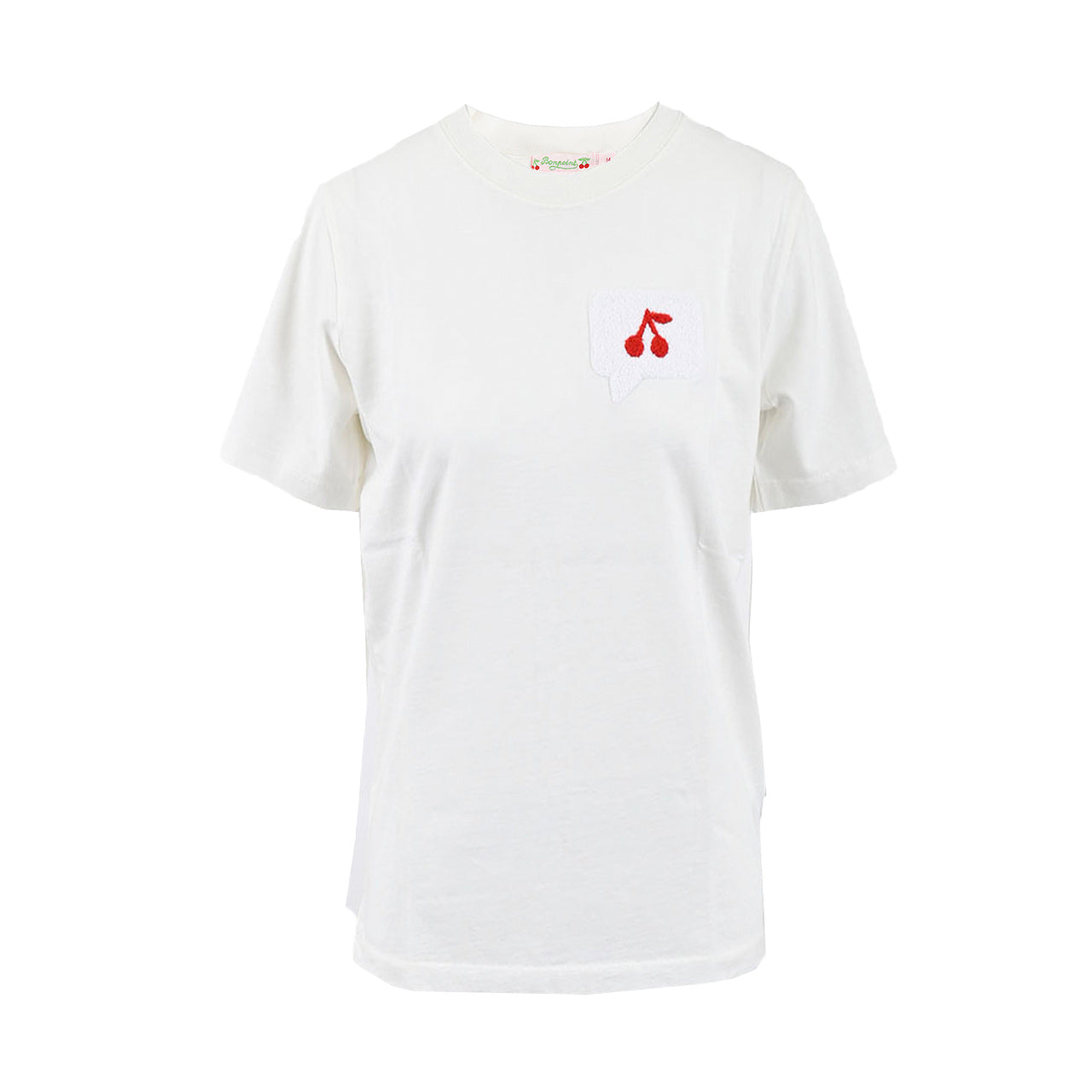 ボンポワン Bonpoint Tシャツ W01GTSKN0801 102 ホワイト 2021AW　GIRL