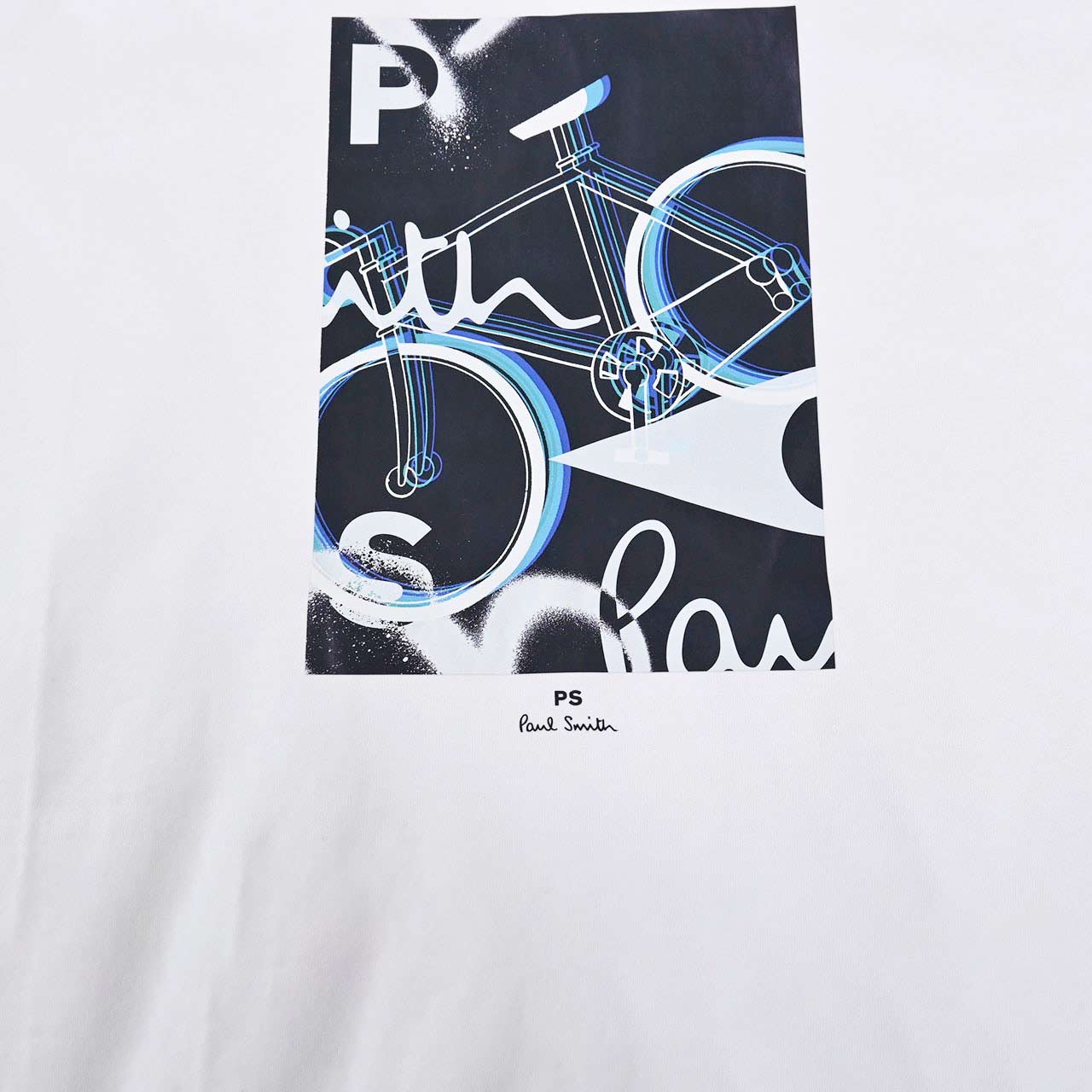 ポールスミス PAUL SMITH Tシャツ REG FIT BICYCLE M2R 011R KP3832 01 ホワイト 2023SS メンズ
